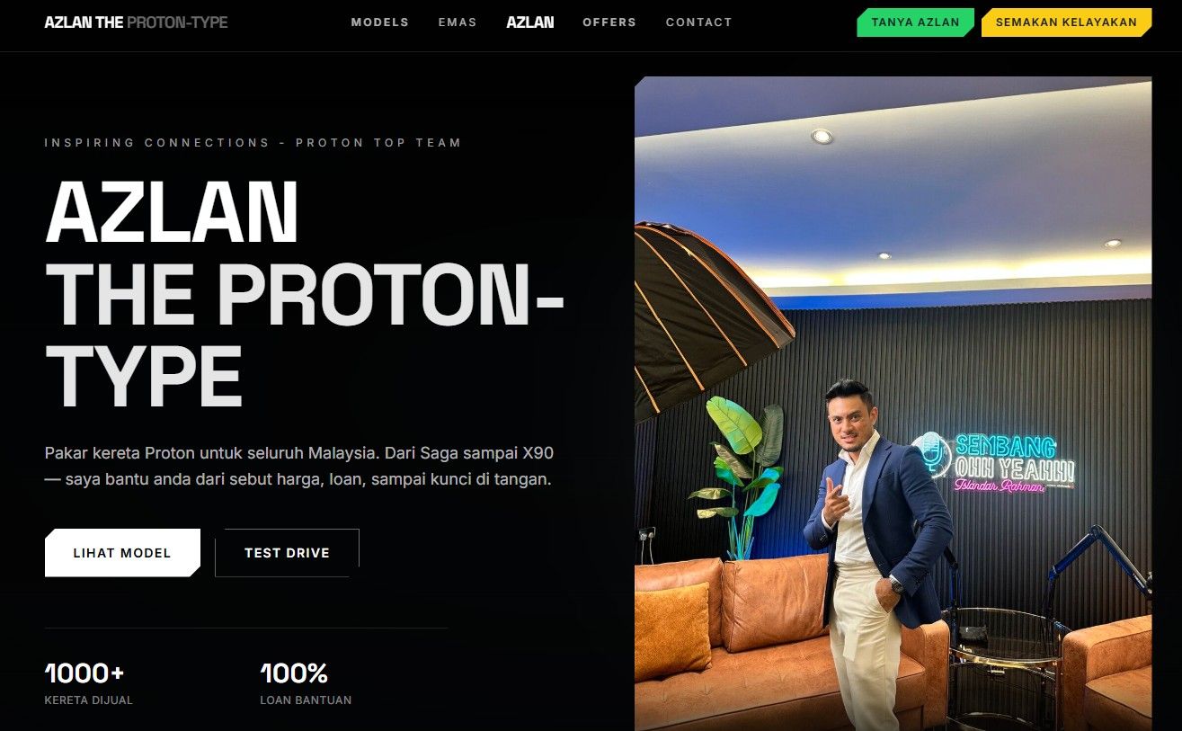 Azlan The Proton-Type — influencer Proton Malaysia