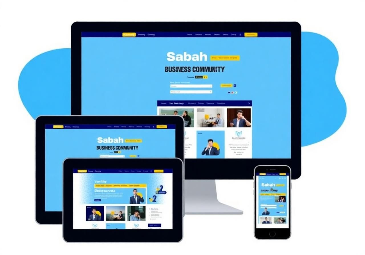 Network Sabah responsive di desktop, tablet dan mobile